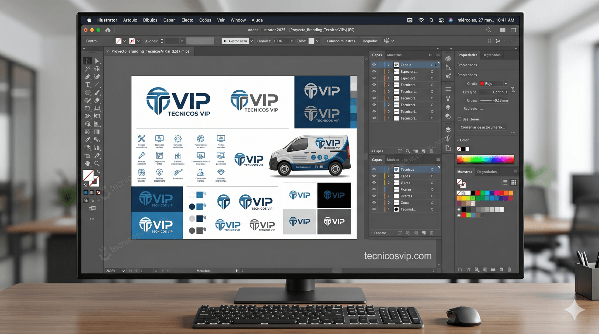 Interfaz Avanzada de Adobe Illustrator 2026