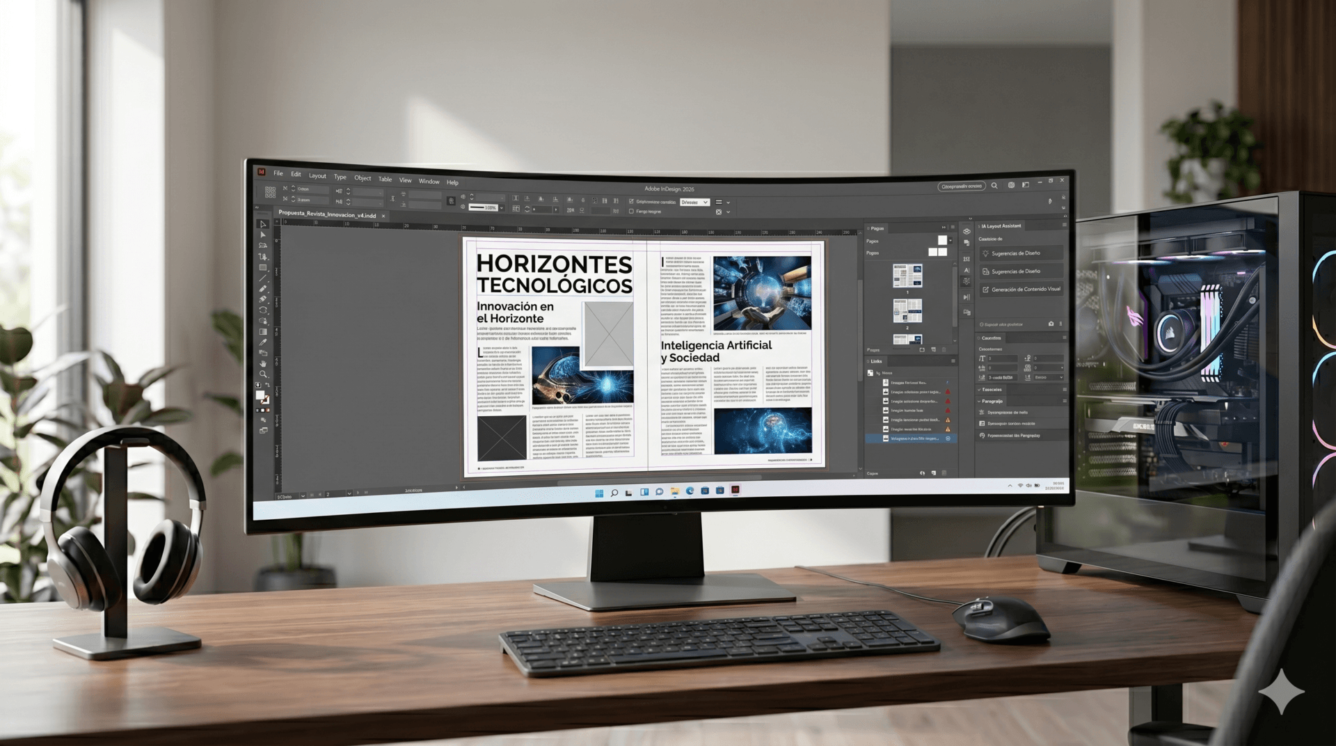 Adobe InDesign 2026 Maquetación Editorial